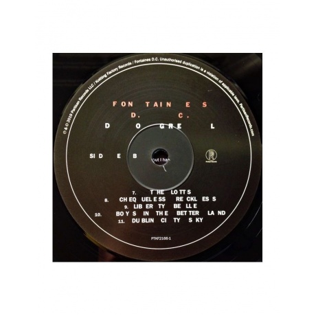 Виниловая пластинка Fontaines D.C., Dogrel (0720841216612) - фото 4