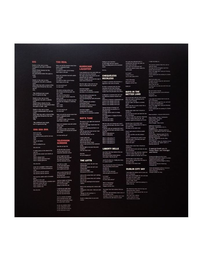 Виниловая пластинка Fontaines D.C., Dogrel (0720841216612) - фото 6