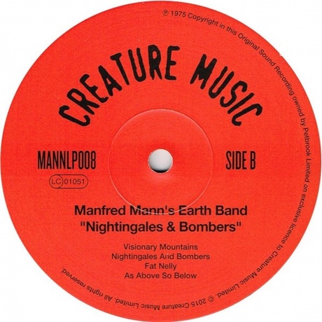 Manfred Mann's Earth Band - Nightingales And Bombers (5060051333491) виниловая пластинка - фото 6