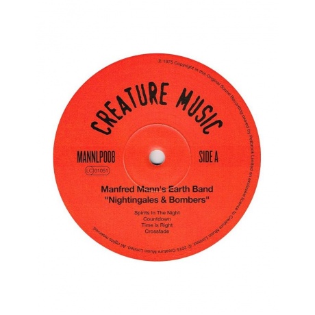 Виниловая пластинка Manfred Mann's Earth Band, Nightingales And Bombers (5060051333491) - фото 5