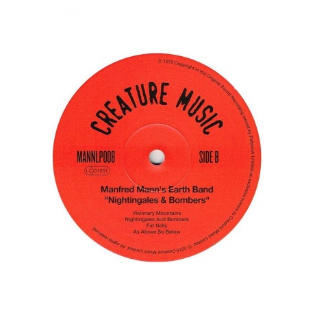 Виниловая пластинка Manfred Mann's Earth Band, Nightingales And Bombers (5060051333491) - фото 6