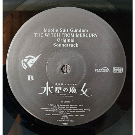 OST - Mobile Suit Gundam: The Witch From Mercury (Takashi Ohmama) (4580547060393) виниловая пластинка - фото 4