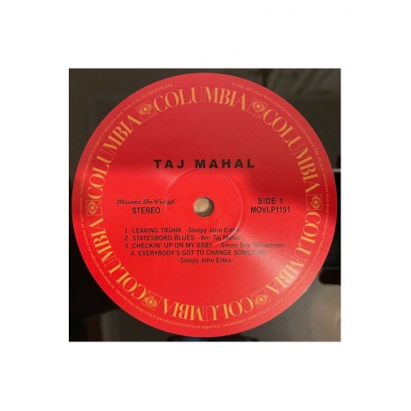 Виниловая пластинка Mahal, Taj, Taj Mahal (8718469536306) - фото 5