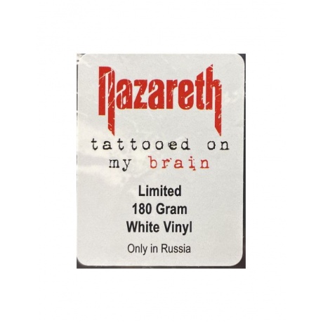 Виниловая пластинка Nazareth, Tattooed On My Brain (coloured) (4601620108617) - фото 4