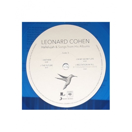 Виниловая пластинка Cohen, Leonard, Hallelujah &amp; Songs From His Albums (coloured) (0194399948217) - фото 13