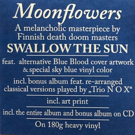 Swallow The Sun - Moonflowers (coloured) (0194399306116) виниловая пластинка - фото 13