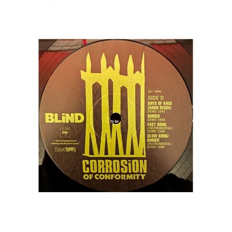 Виниловая пластинка Corrosion Of Conformity, Blind (0195497923687) - фото 9