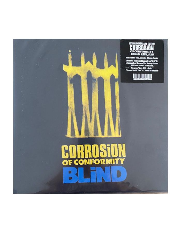 виниловые пластинки century media corrosion of conformity blind 2lp Виниловая пластинка Corrosion Of Conformity, Blind (0195497923687)