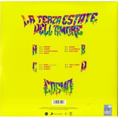 Cosmo - La Terza Estate Dell'Amore (0194398855417) виниловая пластинка - фото 2