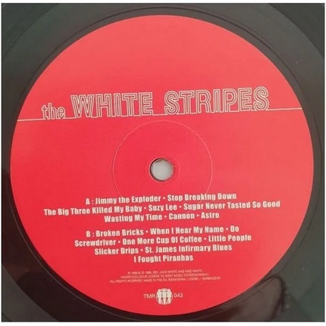 The White Stripes - The White Stripes (0194398423319) виниловая пластинка - фото 4