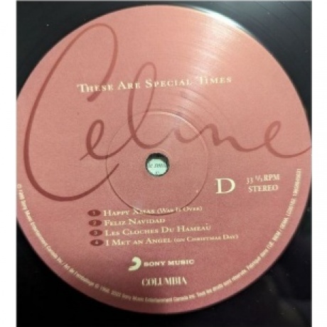 Dion, Celine, These Are Special Times (0196588456312) виниловая пластинка - фото 7