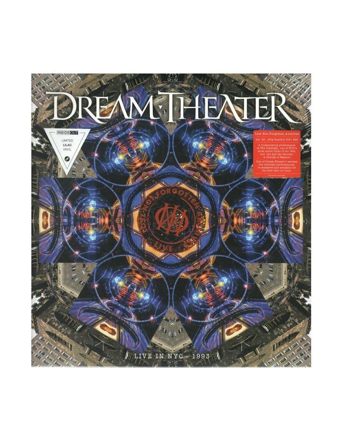 Виниловая пластинка Dream Theater, Live In NYC, 1993 (Box) (0194399895313) рок sony dream theater distance over time limited deluxe collectorэs box set 2lp 7 2cd dvd blu ray