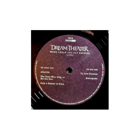 Виниловая пластинка Dream Theater, When Dream And Day Reunite (Live) (0194399264218) - фото 8