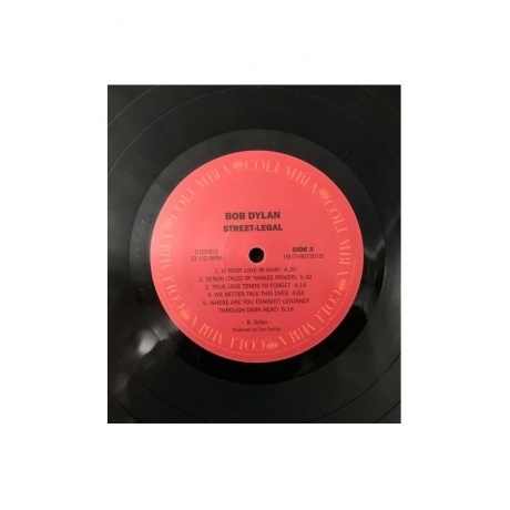 Bob Dylan - Street Legal (0190759073018) виниловая пластинка - фото 4