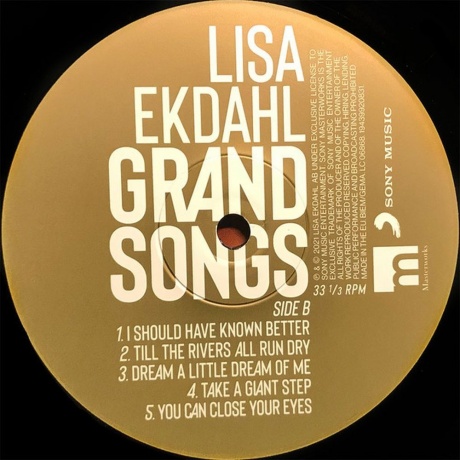 Lisa Ekdahl - Grand Songs (0194399208311) виниловая пластинка - фото 5