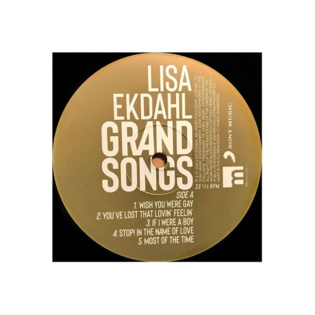 Виниловая пластинка Ekdahl, Lisa, Grand Songs (0194399208311) - фото 5