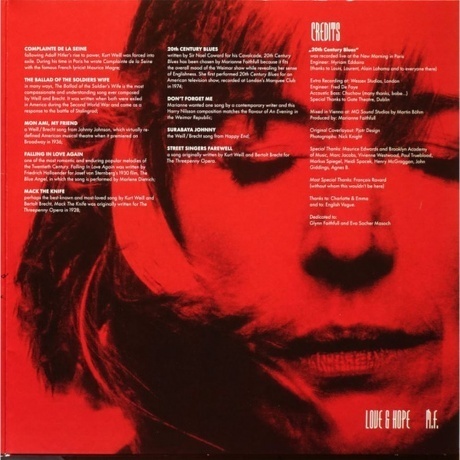 Marianne Faithfull - 20th Century Blues (0194399269916) виниловая пластинка - фото 3