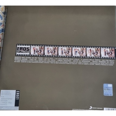 Eros Ramazzotti - In Certi Momenti (coloured) (0194399052815) виниловая пластинка - фото 2