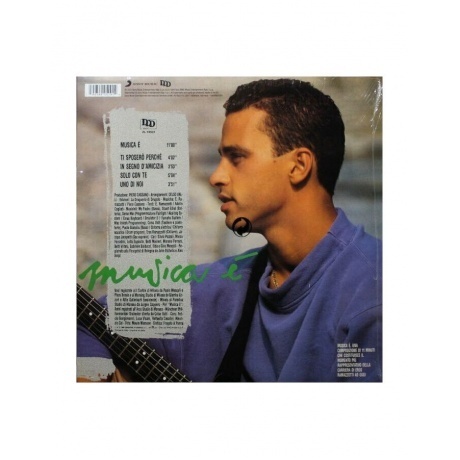 Eros Ramazzotti - Musica E (coloured) (0194399052914) виниловая пластинка - фото 2