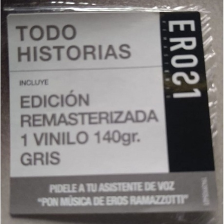 Eros Ramazzotti - Todo Historias (coloured) (0194399054017) виниловая пластинка - фото 9