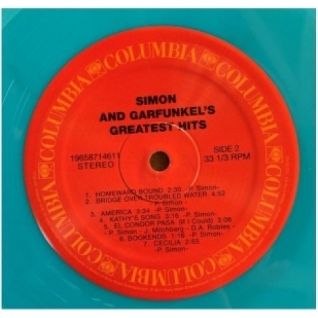 Simon &amp; Garfunkel, Greatest Hits (coloured) (0196587146115) виниловая пластинка - фото 4