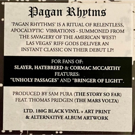 Spiritworld - Pagan Rhythms (0194399337417) виниловая пластинка - фото 8