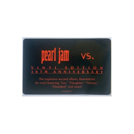 Виниловая пластинка Pearl Jam, Vs. (0196588300516) - фото 11