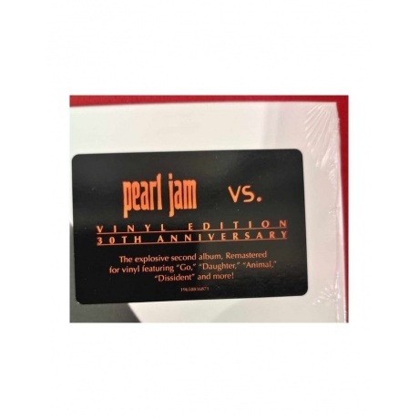 Pearl Jam - Vs. (coloured) (0196588368714) виниловая пластинка - фото 9