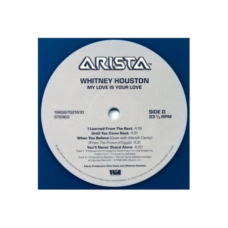 Виниловая пластинка Houston, Whitney, My Love Is Your Love (coloured) (0196587146719) - фото 6