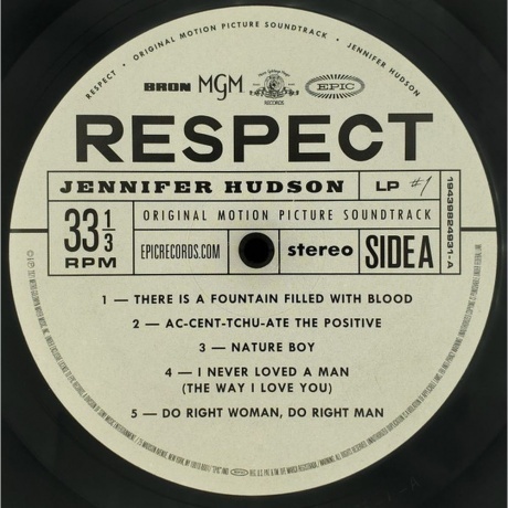 Jennifer Hudson - Respect (OST) (0194398249315) виниловая пластинка - фото 5