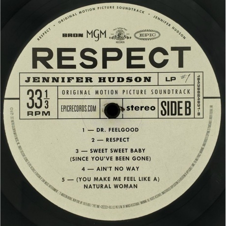 Jennifer Hudson - Respect (OST) (0194398249315) виниловая пластинка - фото 6