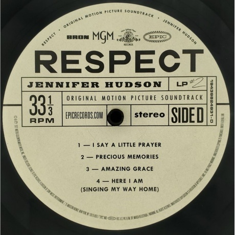 Jennifer Hudson - Respect (OST) (0194398249315) виниловая пластинка - фото 8