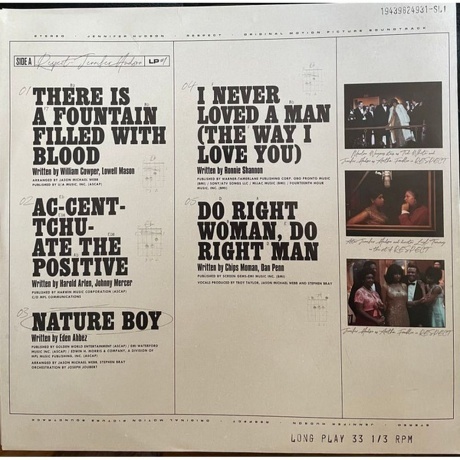 Jennifer Hudson - Respect (OST) (0194398249315) виниловая пластинка - фото 9