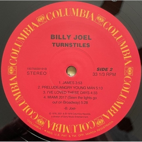 Billy Joel - The Vinyl Collection (Box) (0190759255216) виниловая пластинка - фото 25