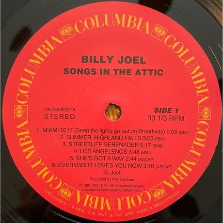 Billy Joel - The Vinyl Collection (Box) (0190759255216) виниловая пластинка - фото 44