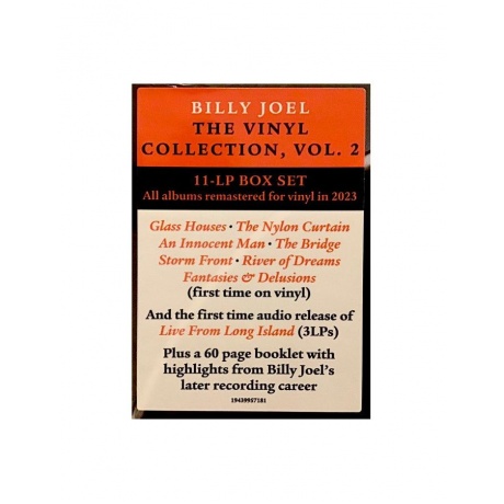 Виниловая пластинка Joel, Billy, The Vinyl Collection, Vol.2 (Box) (0194399571811) - фото 3