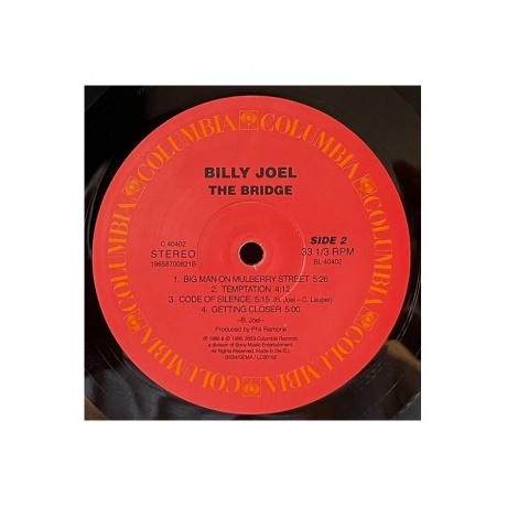 Виниловая пластинка Joel, Billy, The Vinyl Collection, Vol.2 (Box) (0194399571811) - фото 27