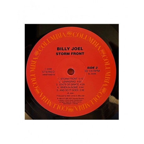 Виниловая пластинка Joel, Billy, The Vinyl Collection, Vol.2 (Box) (0194399571811) - фото 33