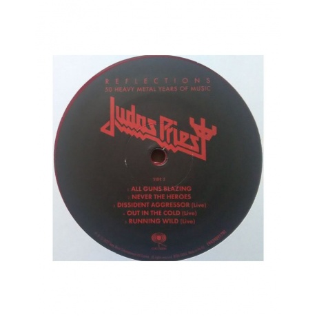 Виниловая пластинка Judas Priest, Reflections - 50 Heavy Metal Years Of Music (coloured) (0194398917818) - фото 7