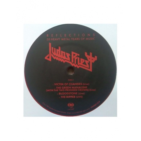 Виниловая пластинка Judas Priest, Reflections - 50 Heavy Metal Years Of Music (coloured) (0194398917818) - фото 8