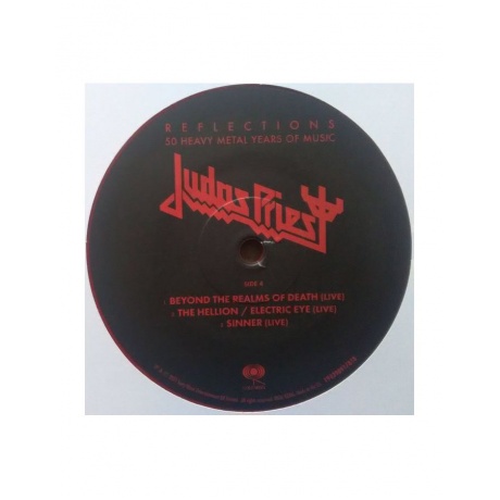 Виниловая пластинка Judas Priest, Reflections - 50 Heavy Metal Years Of Music (coloured) (0194398917818) - фото 9