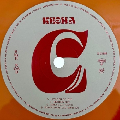 Ke$ha - High Road (coloured) (0194397048711) виниловая пластинка - фото 7