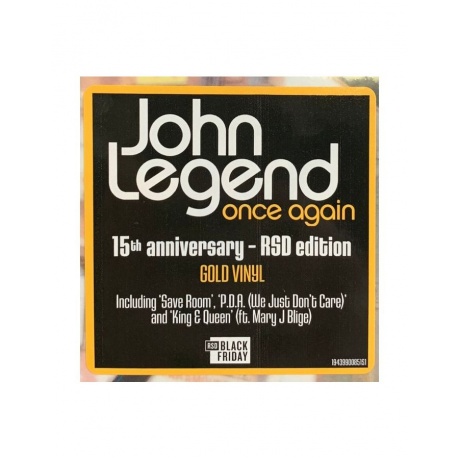 Виниловая пластинка Legend, John, Once Again (coloured) (0194399008515) - фото 7