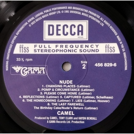 Camel - Nude (0602445682966) виниловая пластинка - фото 5
