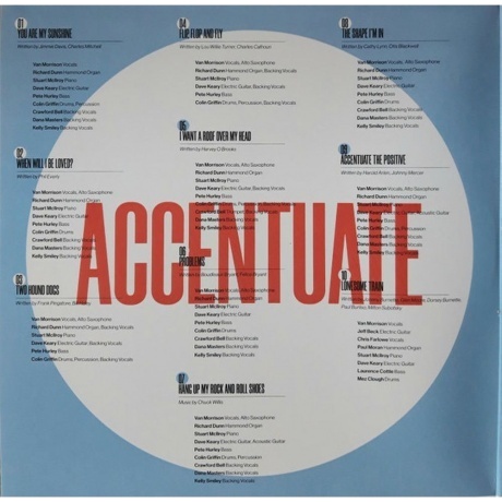 Van Morrison - Accentuate The Positive (0044003369603) виниловая пластинка - фото 2