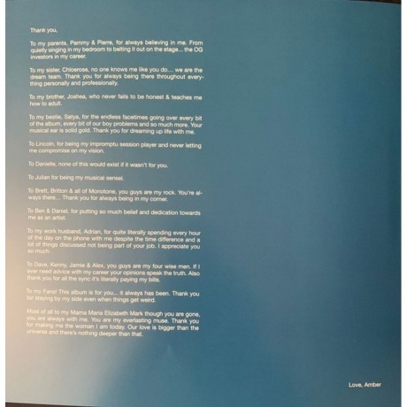 Amber Mark - Three Dimensions Deep (0602438129157) виниловая пластинка - фото 17