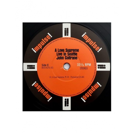 Виниловая пластинка Coltrane, John, A Love Supreme: Live In Seattle (0602438499984) - фото 9