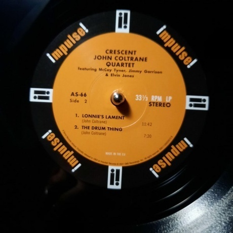 John Coltrane - Crescent (0011105020015) виниловая пластинка - фото 4