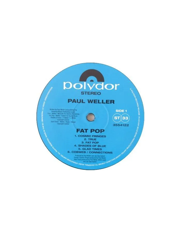Виниловая пластинка Weller, Paul, Fat Pop (0602435541228) - фото 6