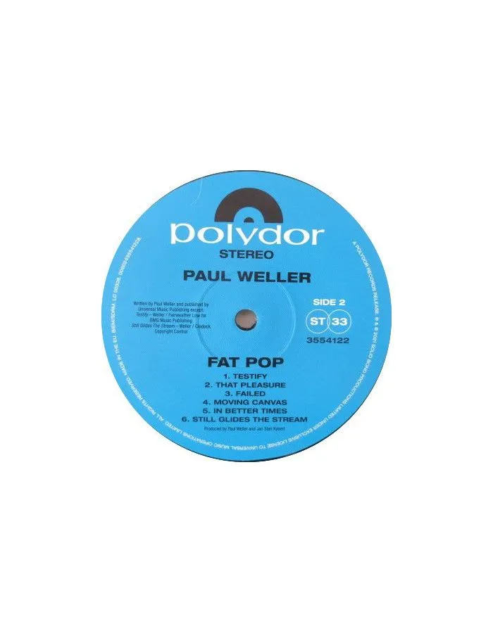 Виниловая пластинка Weller, Paul, Fat Pop (0602435541228) - фото 7